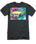 Audi A5 Sportback 2017 Hatchback Yellow Car Abstract Art Vibrant Yellow Car Abstract Art Hollie Love T-Shirt