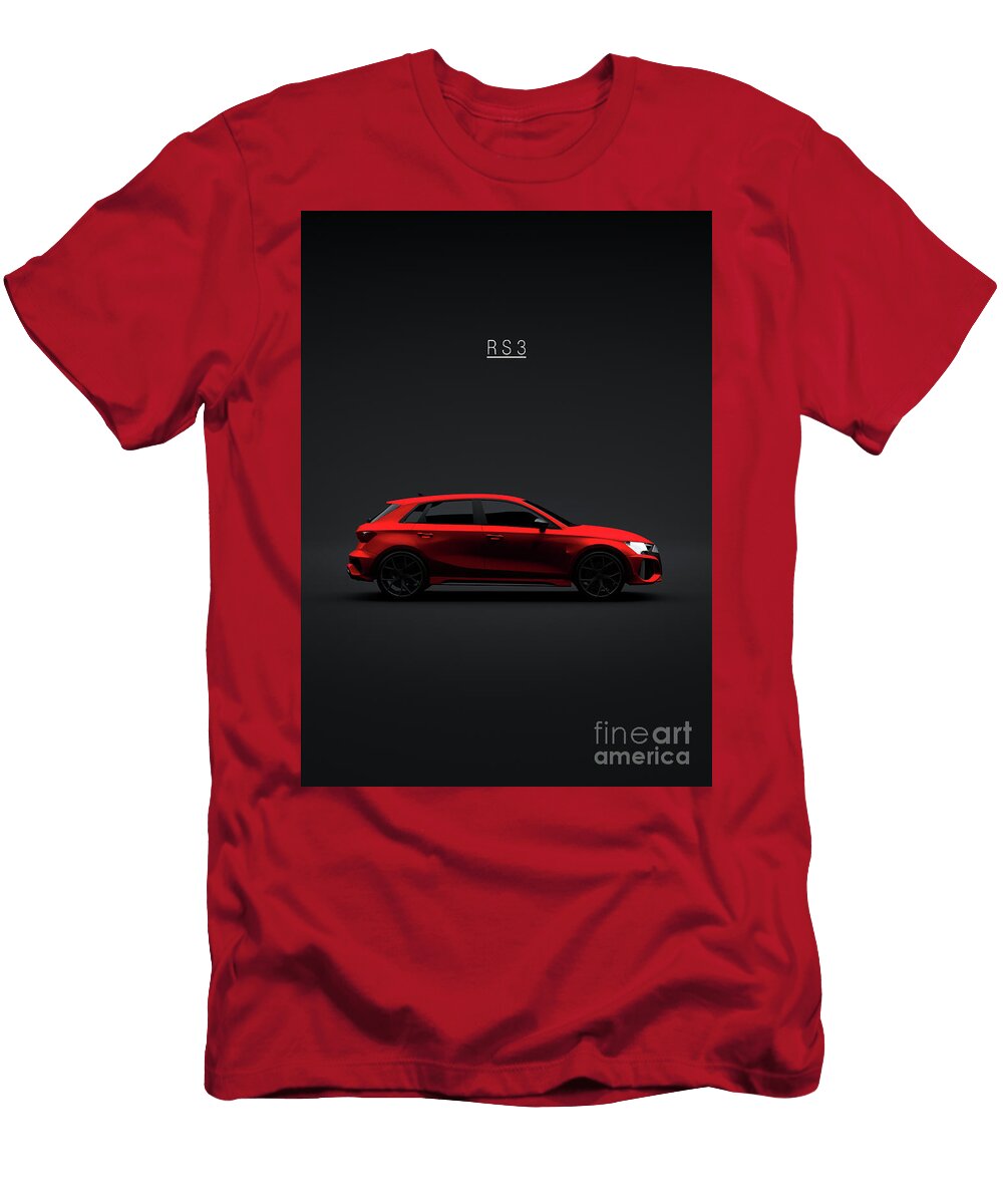 Audi Rs3 Sportback 2021 8y Red Mihai Maxim T-Shirt