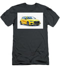 Audi S3 2021 Exterior Front View Yellow Hatchback Lowell Harann T-Shirt