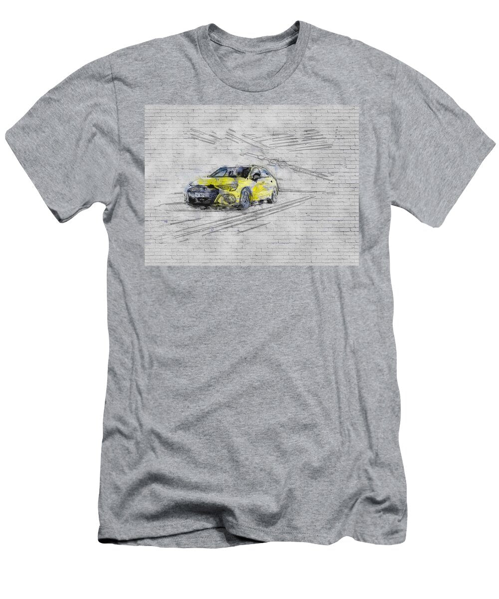 Audi S3 Sportback 2021 Exterior Yellow Hatchback New German Cars Ashtyn Treutel T-Shirt