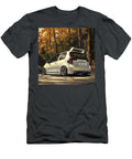 Autumn Car White Vehicle Honda Fit 2001 Japan Hatchback Jdm Car Vintage Forest Scene Grayson Sheppard T-Shirt
