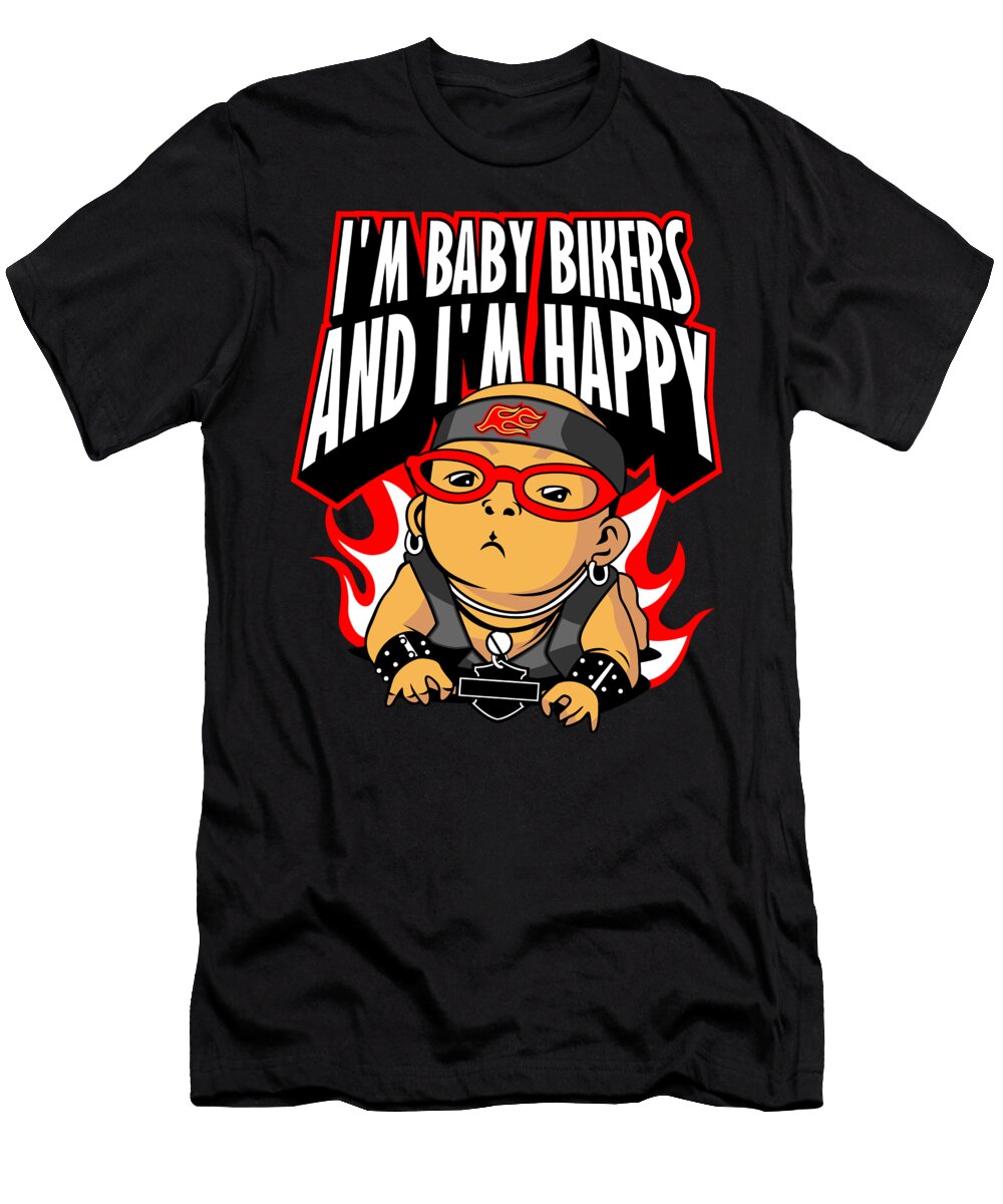 Baby Bikers Warrock Designs T-Shirt