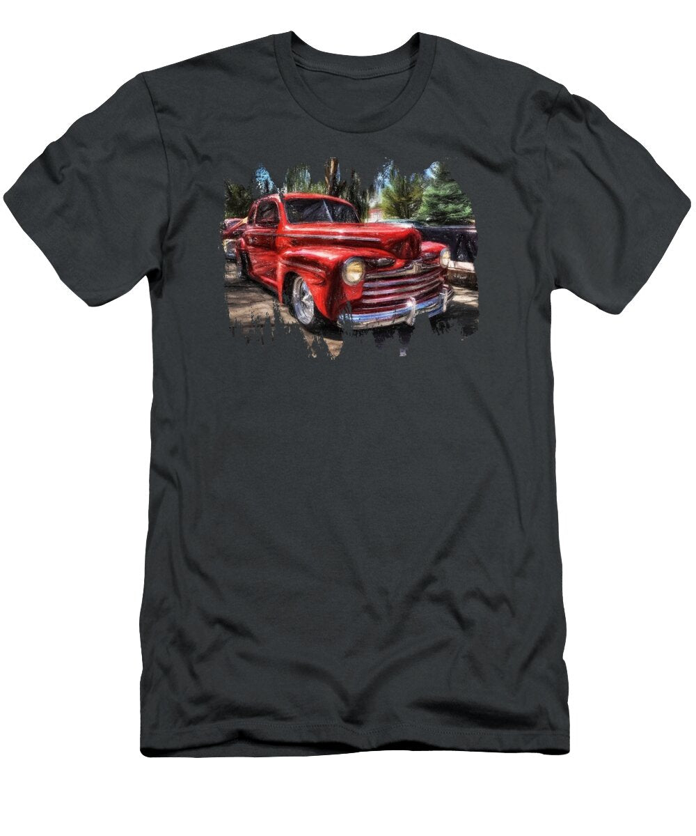 Back on the Road 1946 Ford Coupe Thom Zehrfeld T-Shirt