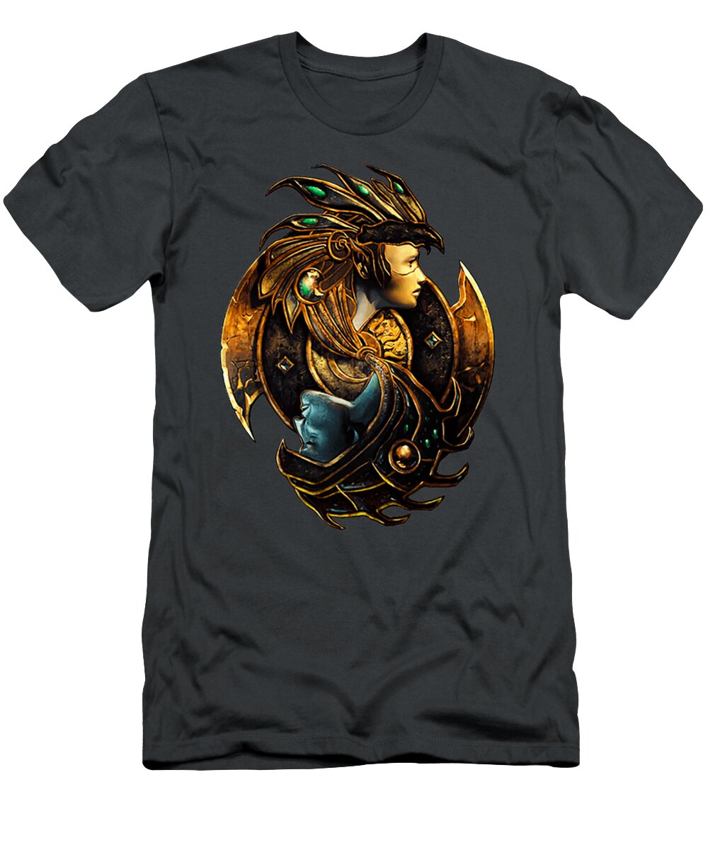 Baldurs Gate Throne of Bhaal Mythology Hall Nick T-Shirt