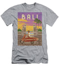 Bali Vintage Travel Retro Poster Design Turnpike T-Shirt