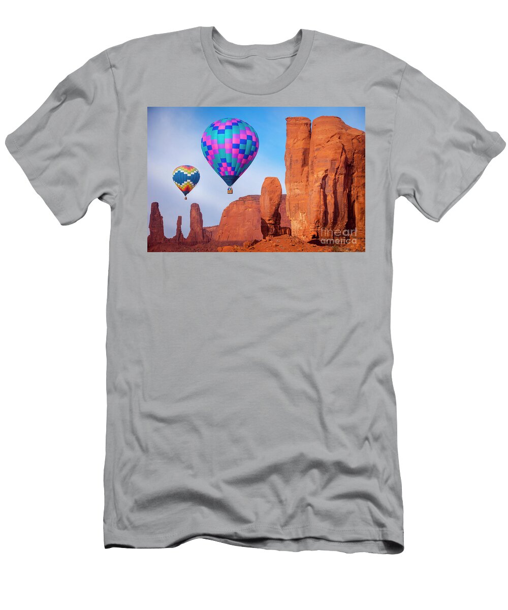 Balloon Festival in Monument Valley Brian Jannsen T-Shirt