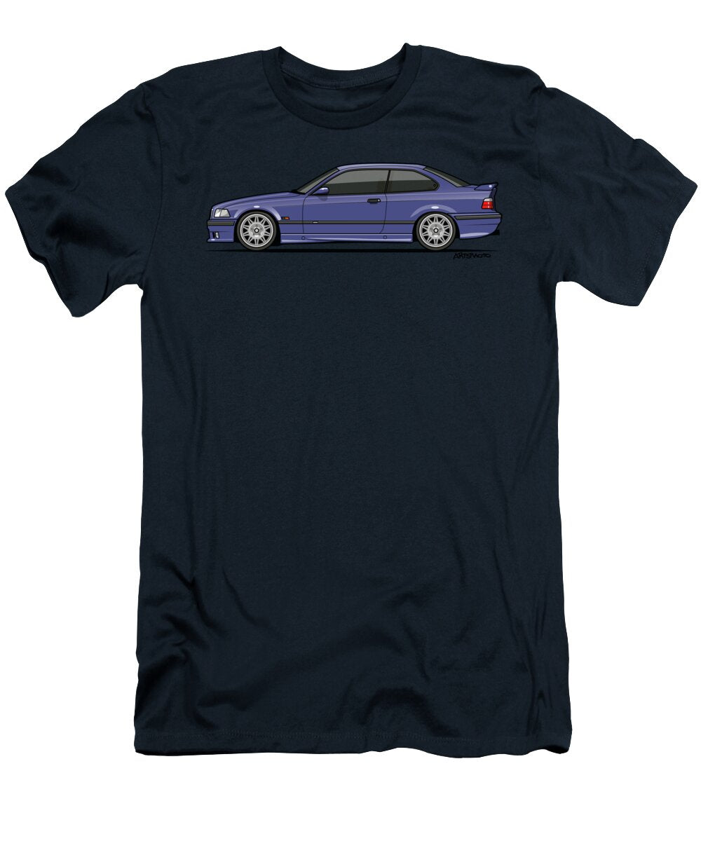 Bavarian E36 3 Series M Drei Coupe Techno Violet Tom Mayer T-Shirt