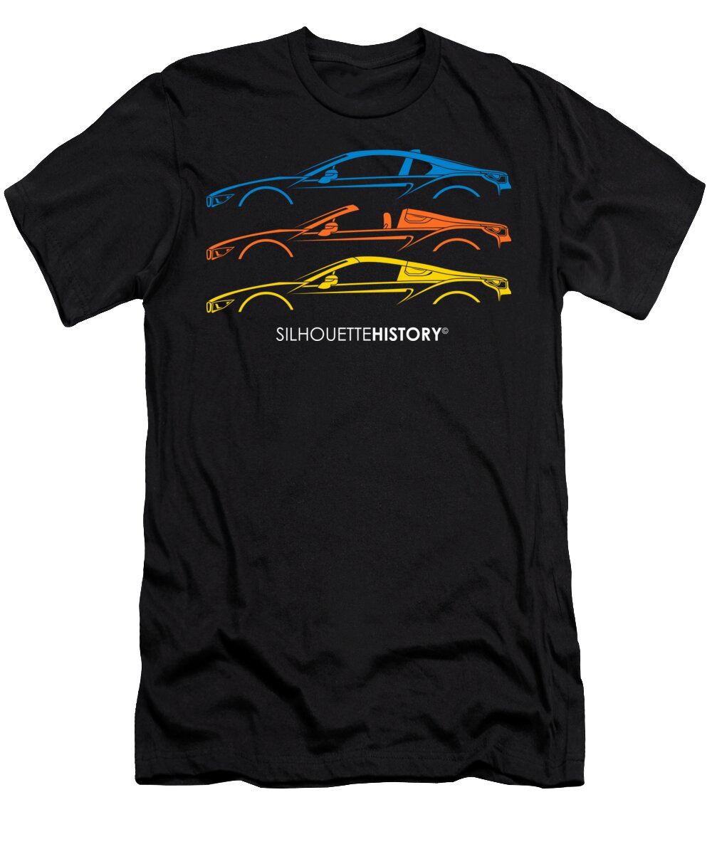 Bavarian Hybrid Sports Car Silhouettehistory Gabor Vida T-Shirt