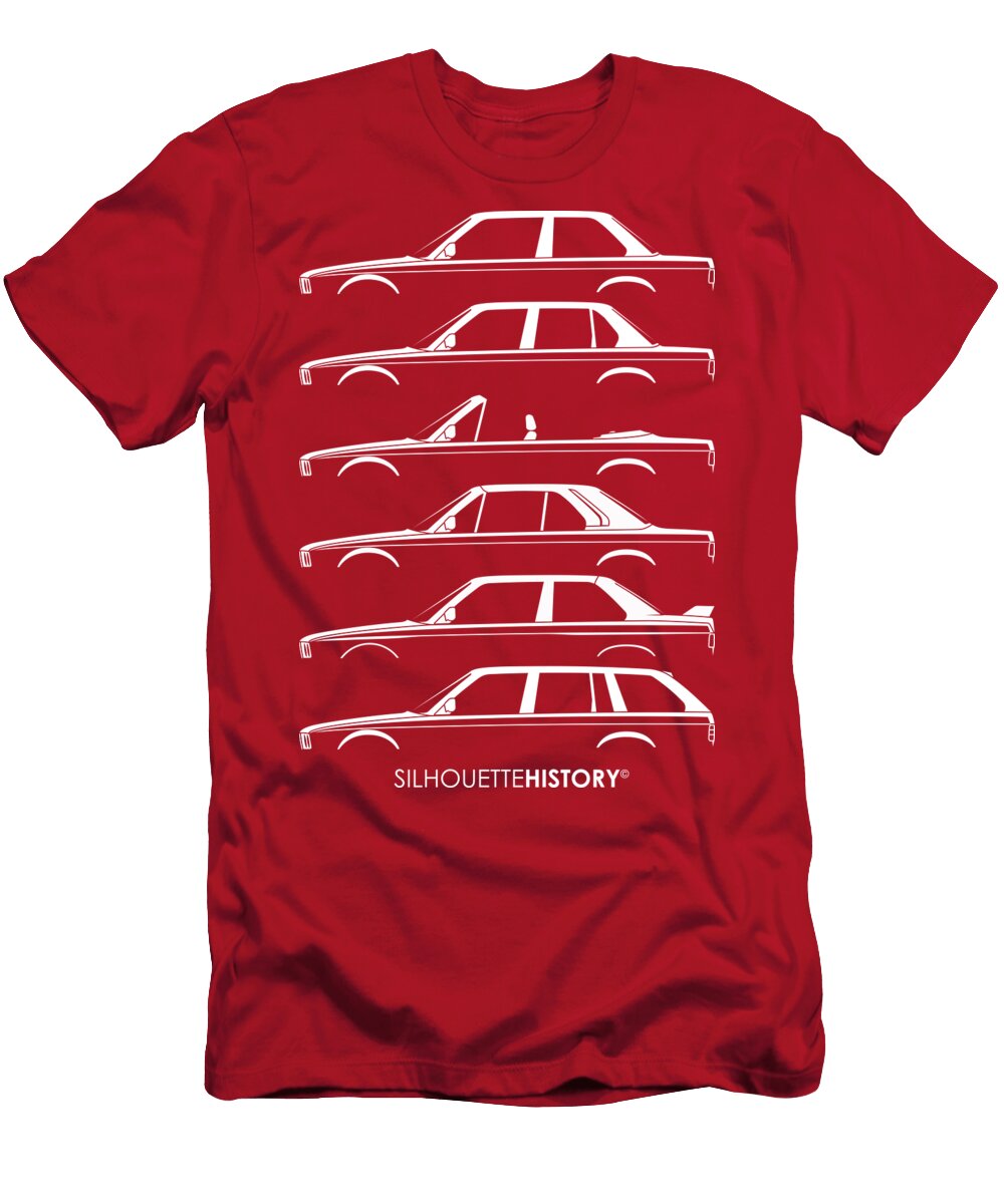 Bavarian Three E30 Silhouettehistory Gabor Vida T-Shirt