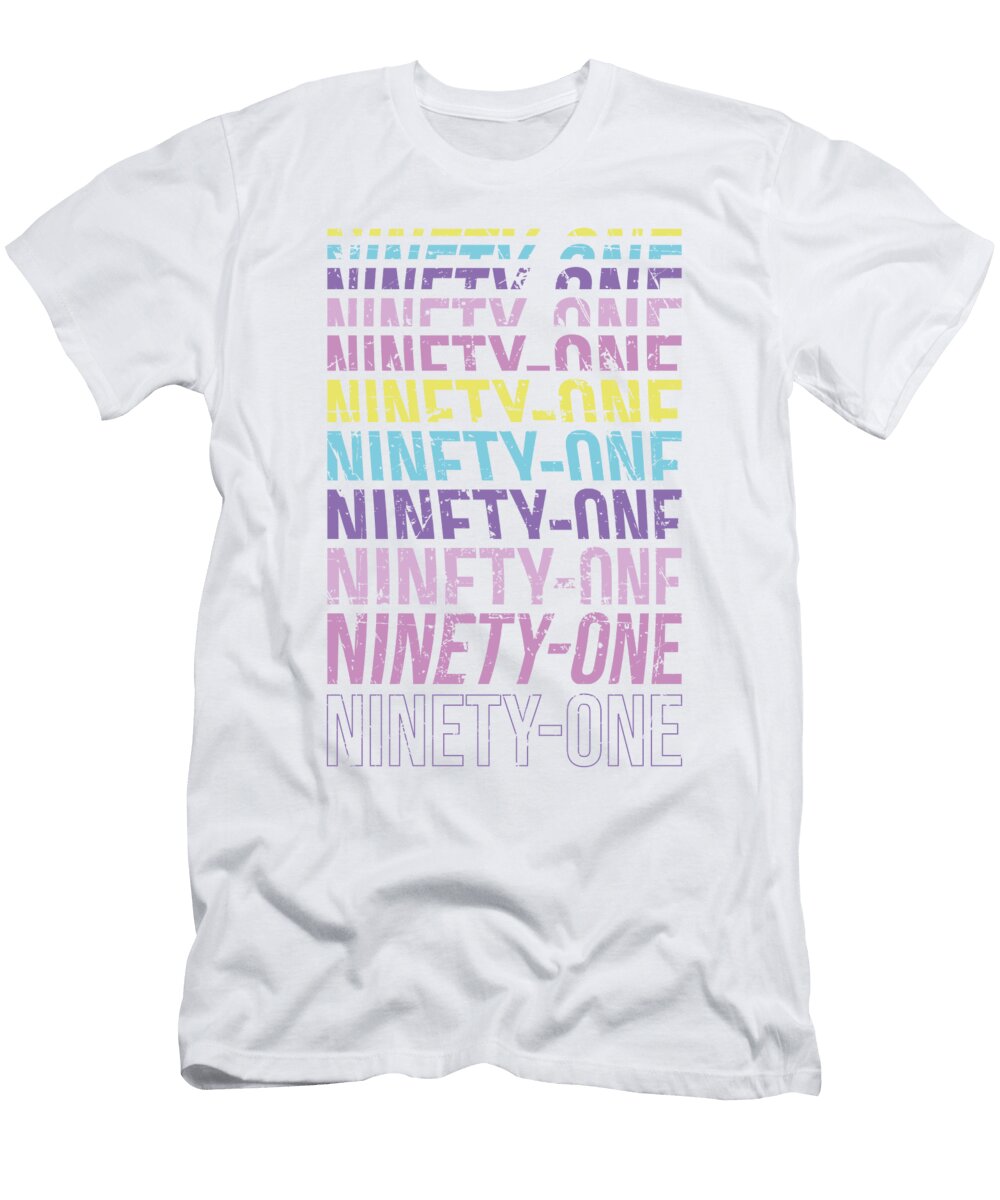 Bday 30 Ninety One Birthday 1991 Basquiaty Store T-Shirt