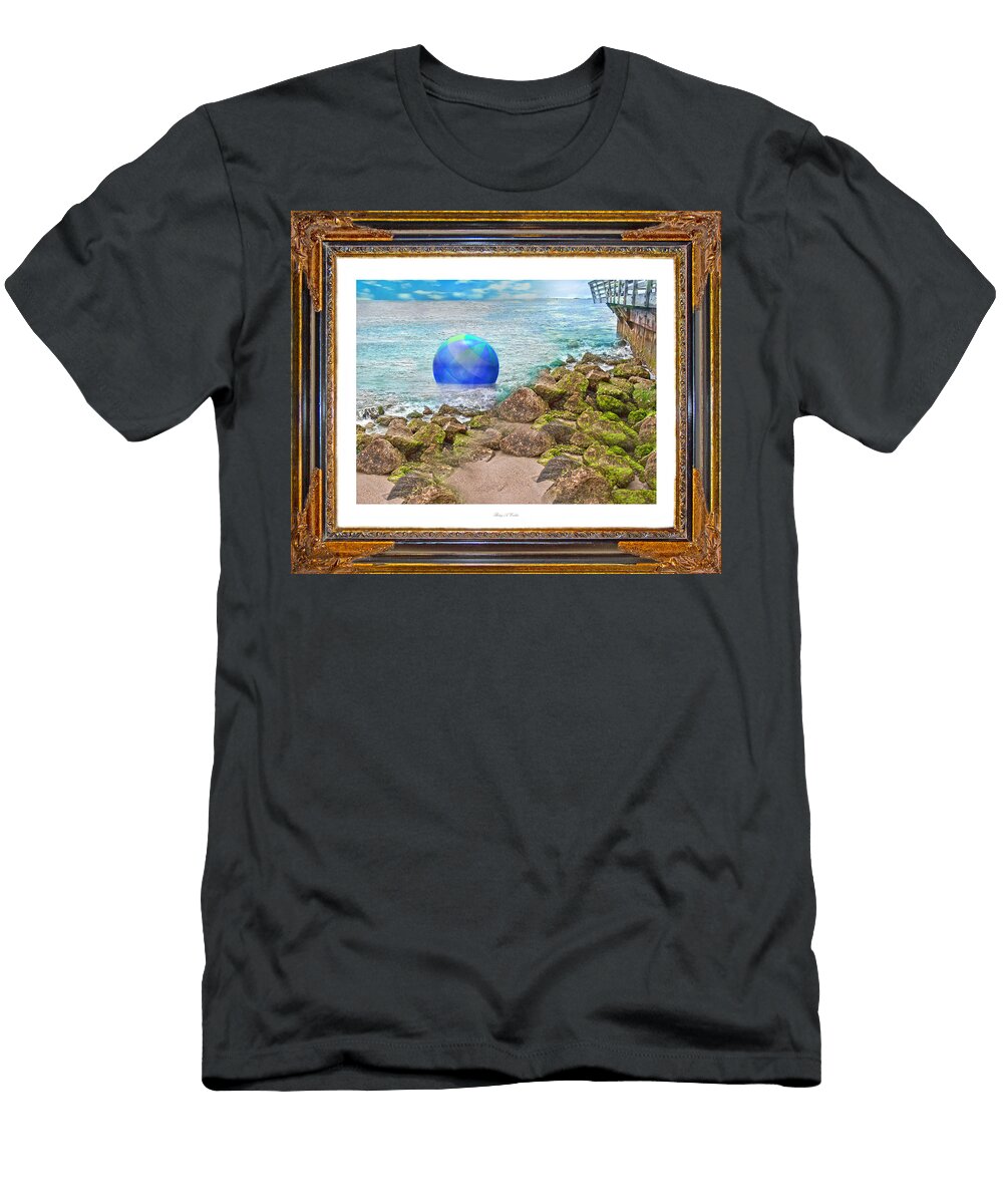 Beach Ball Dreamland East Coast Barrier Islands Betsy a Cutler T-Shirt