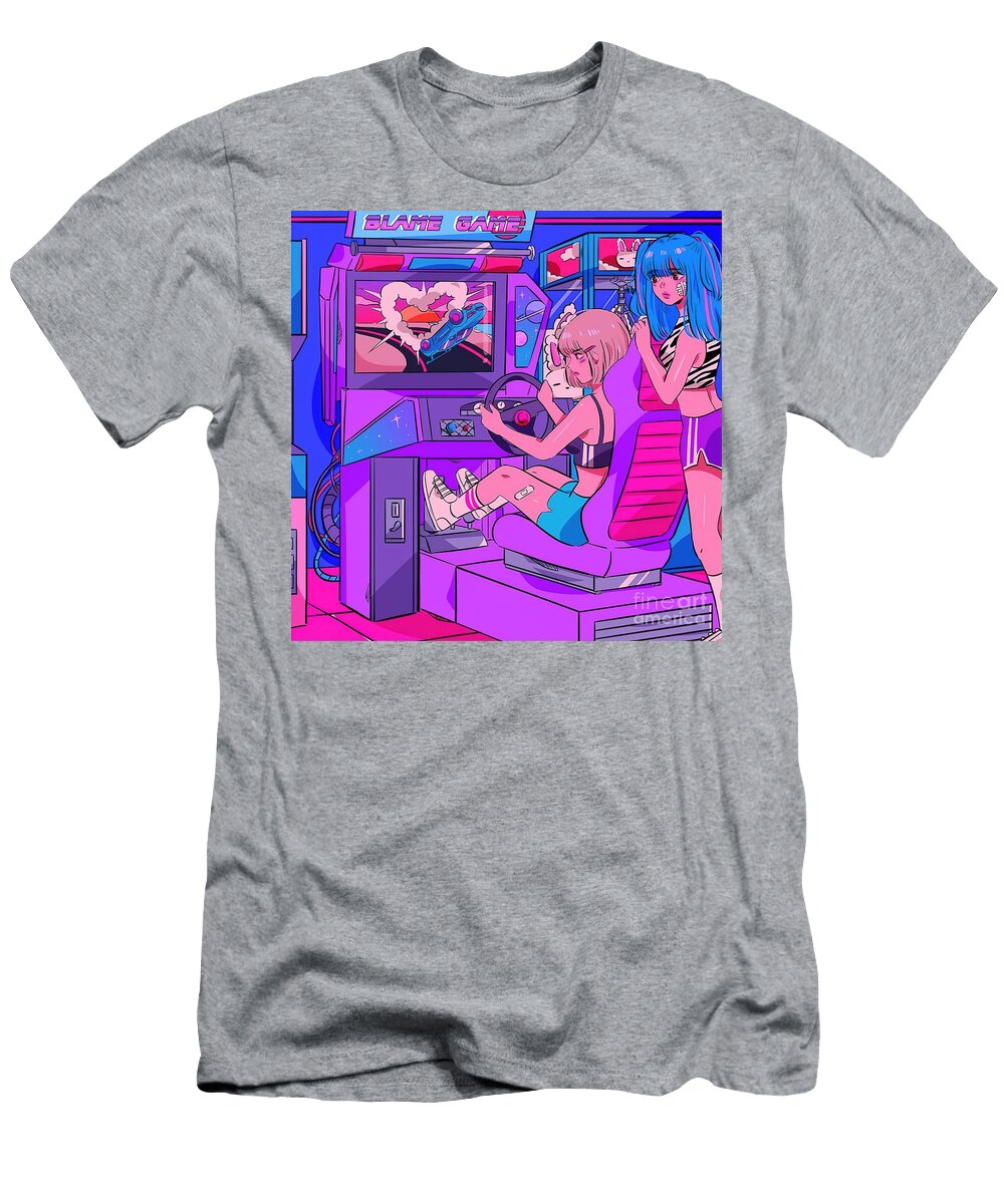 Beach Bunny Blame Game Ep Cover Sticker Gordon Chapman T-Shirt
