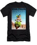 Beautiful Girl Traveling Italy Vintage Travel Ad Tina Lavoie T-Shirt