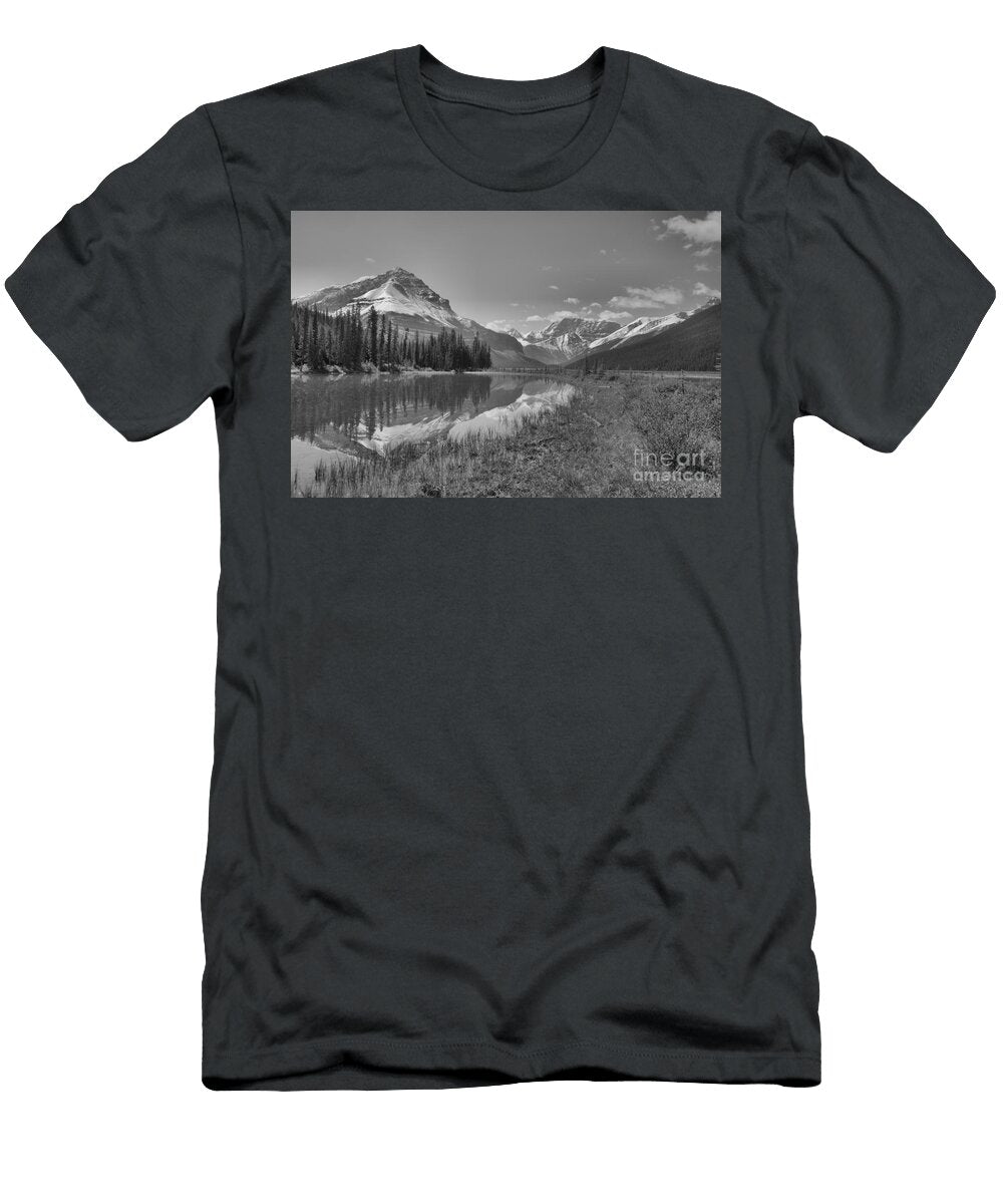 Beauty Creek Blue Morning Black and White Adam Jewell T-Shirt