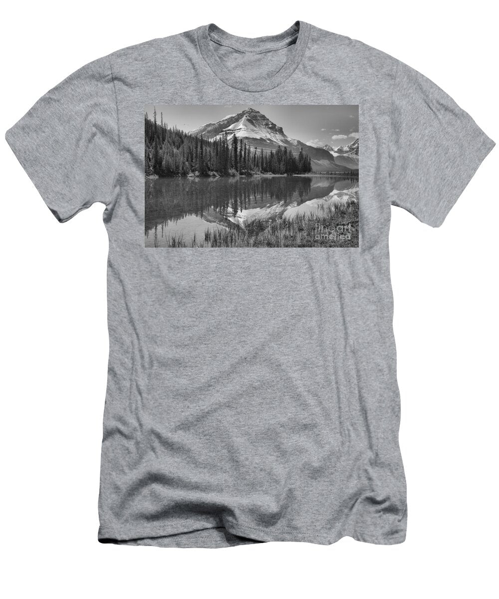 Beauty Creek Blue Reflections Black and White Adam Jewell T-Shirt
