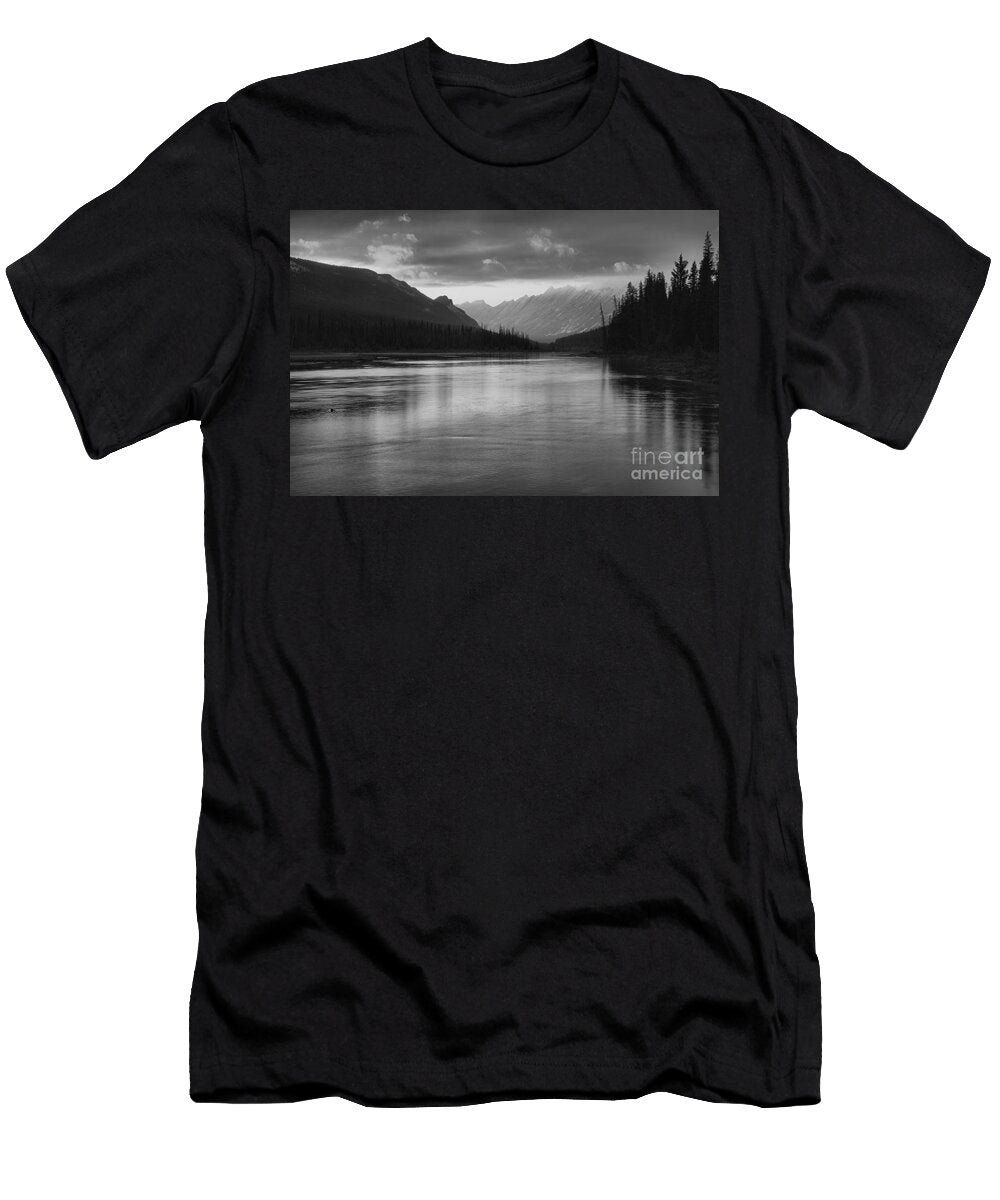 Beauty Creek Orange Sunrise Black and White Adam Jewell T-Shirt