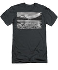 Beauty Creek Sunrise Lighting Black and White Adam Jewell T-Shirt