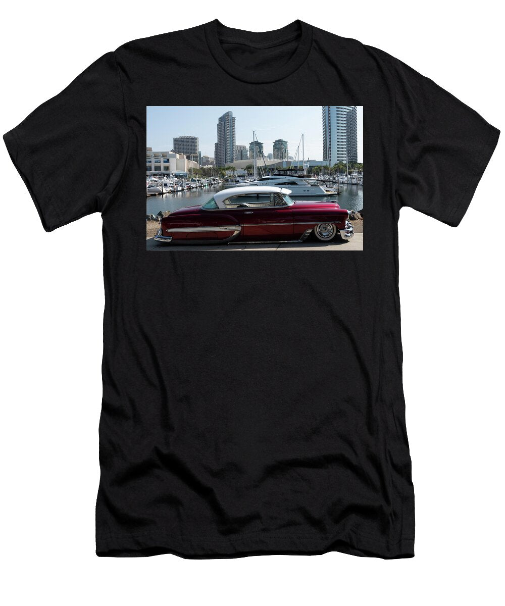 Belair Coupe At the Marina Robert Vanderwal T-Shirt
