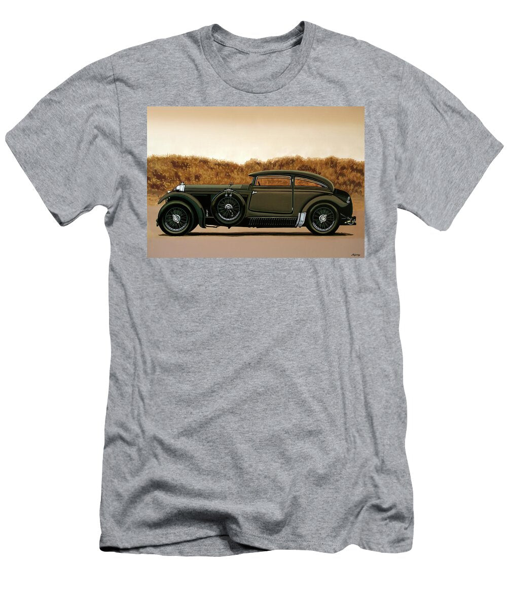 Bentley Blue Train 1930 Painting Paul Meijering T-Shirt