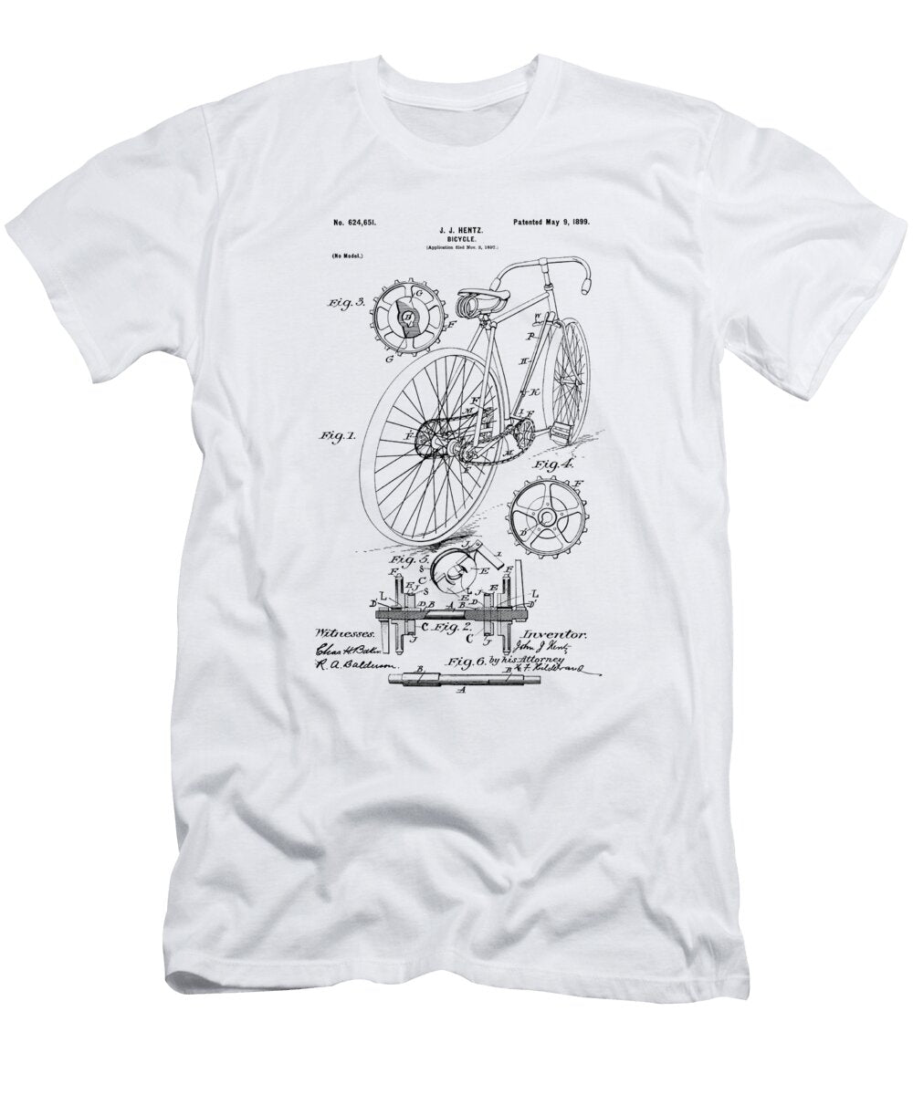 Bicycle Patent Craphe Studio T-Shirt