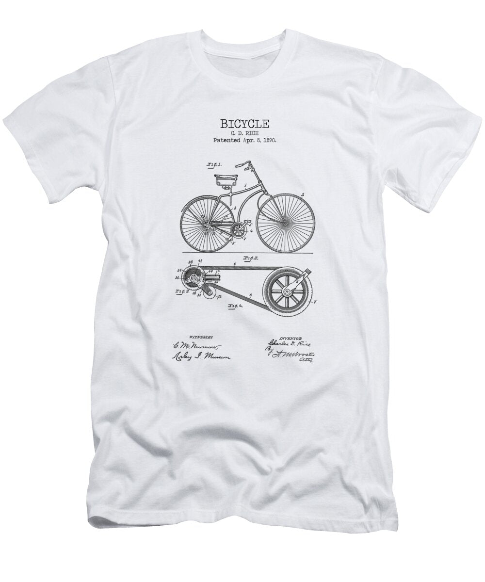 Bicycle Patent Denny H T-Shirt