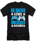 Big Brother Level Unlocked Again Leveling Up to Big Brother Gamer Video Game Dhbubble T-Shirt
