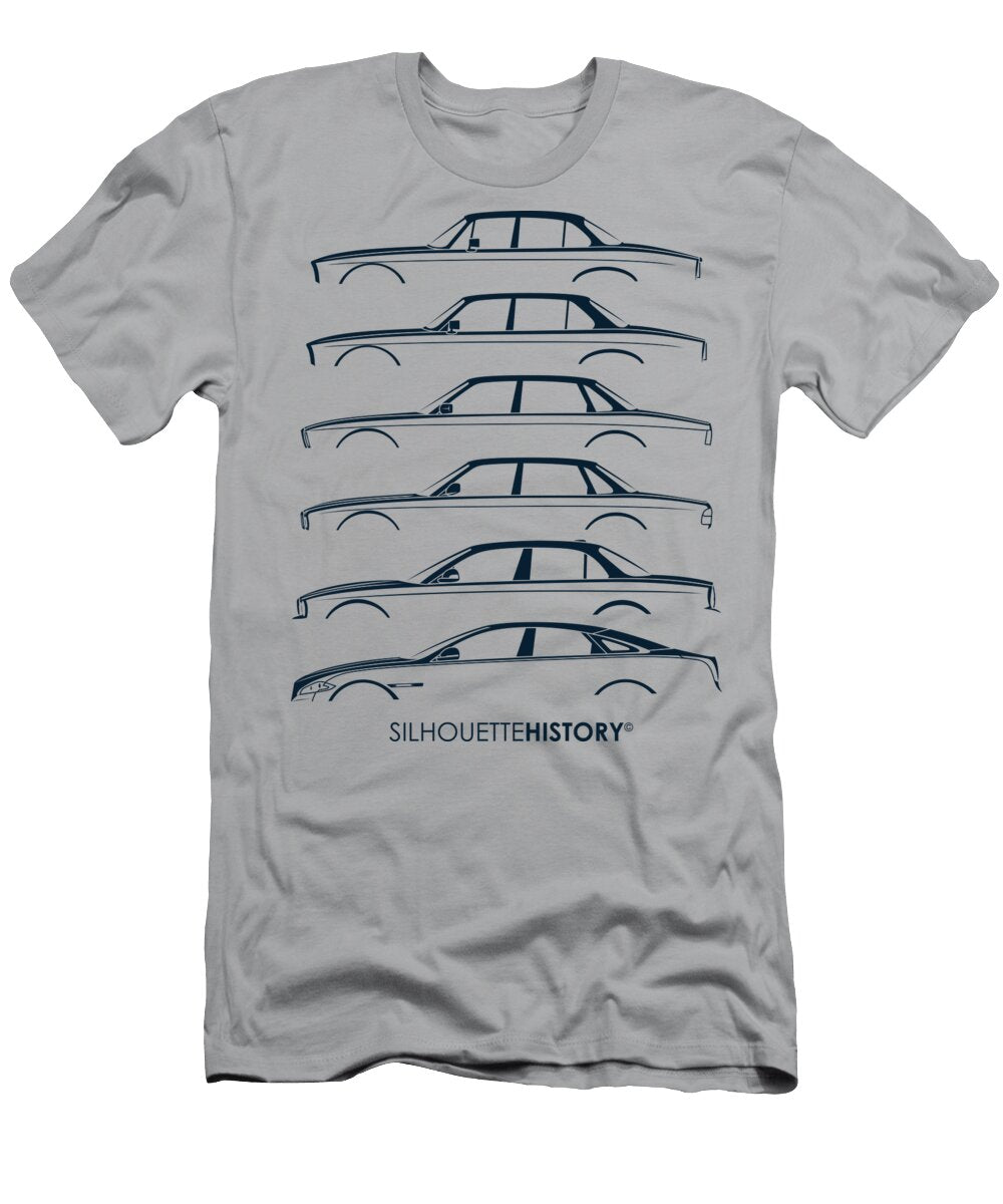 Big Cat Luxury Dark Blue Silhouettehistory Gabor Vida T-Shirt