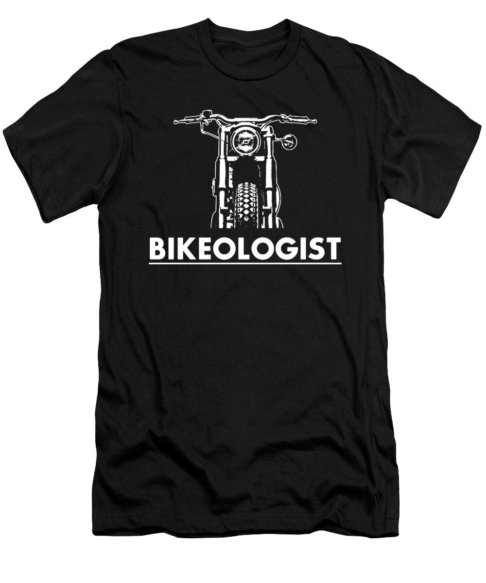 Bike Ologist Biker Rider Leather Motorcycle Motorbike Mens Biker Motorcycle William Colman T-Shirt