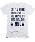 Biker Motorcycles Bsa Triumph Airheads Distressed Print Grey Biker Motorcycle Brock Alison T-Shirt