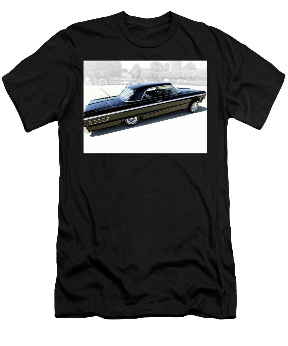Black 1964 Chevrolet Impala Hardtop Cathy Anderson T-Shirt