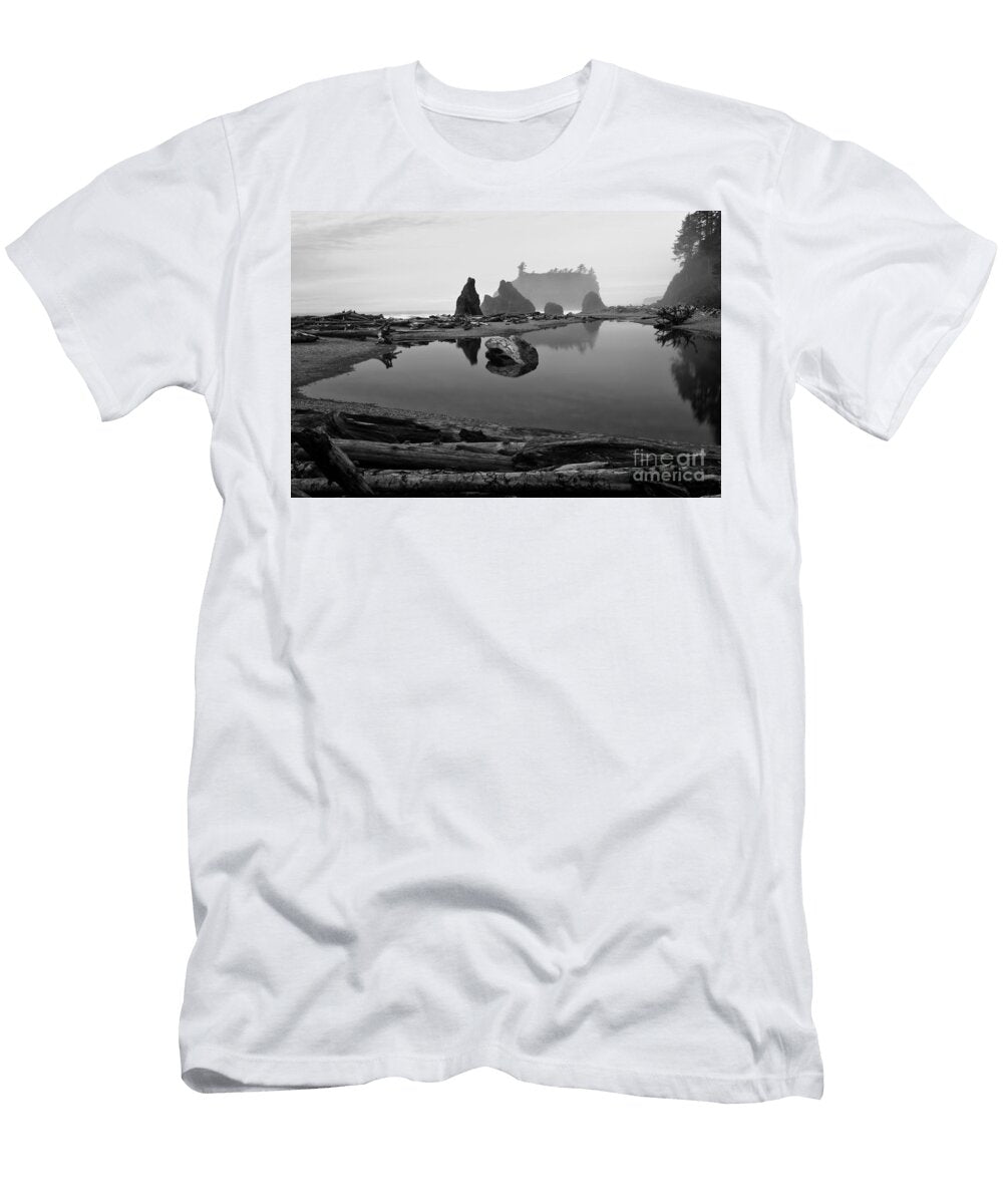 Black and White Silhouettes At Ruby Adam Jewell T-Shirt