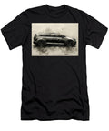 Black and White Sketch of a Minivan Lowell Harann T-Shirt