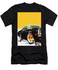 Black Classic Muscle Ford Falcon Car Illustration Lowell Harann T-Shirt