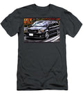 Black Dodge Minivan Illustration Custom Car Design Destiney Sullivan T-Shirt