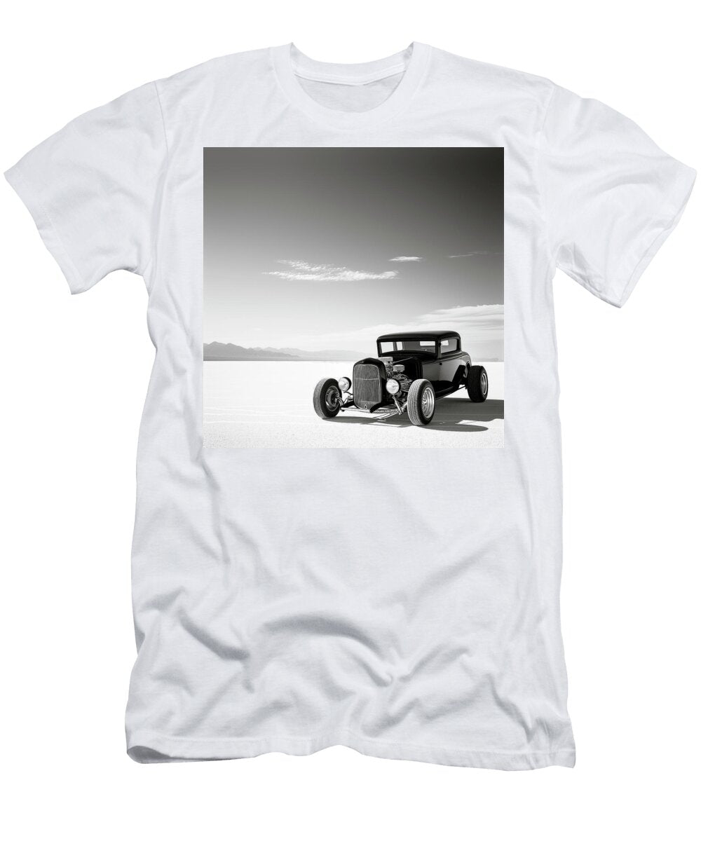 Black Hotrod Coupe At Bonneville Yo Pedro T-Shirt