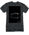 Black Luxury Sedan Under a Starry Night Sky Clark Leffler T-Shirt