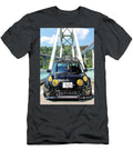 Black Mitsubishi Modified Mitsubishi Minica Car on Bridge in Japan Lowell Harann T-Shirt