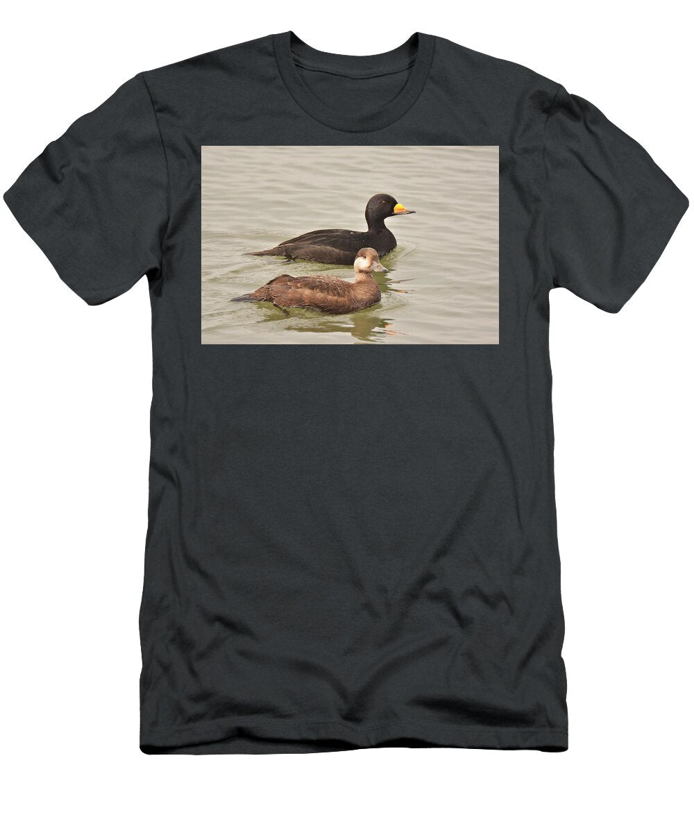 Black Scooter Pair Alan Lenk T-Shirt