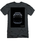 Black Sedan Chevrolet Malibu Hybrid Car Front View with Reflection Clark Leffler T-Shirt