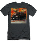 Black Van in a Vibrant Setting Japanese Car Van Art Toyota Vellfire 2002 Japan Minivan Jdm Car Vinta Grayson Sheppard T-Shirt
