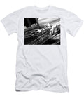 Blazing a Trail Ford Model a 1929 in Black and White Gill Billington T-Shirt