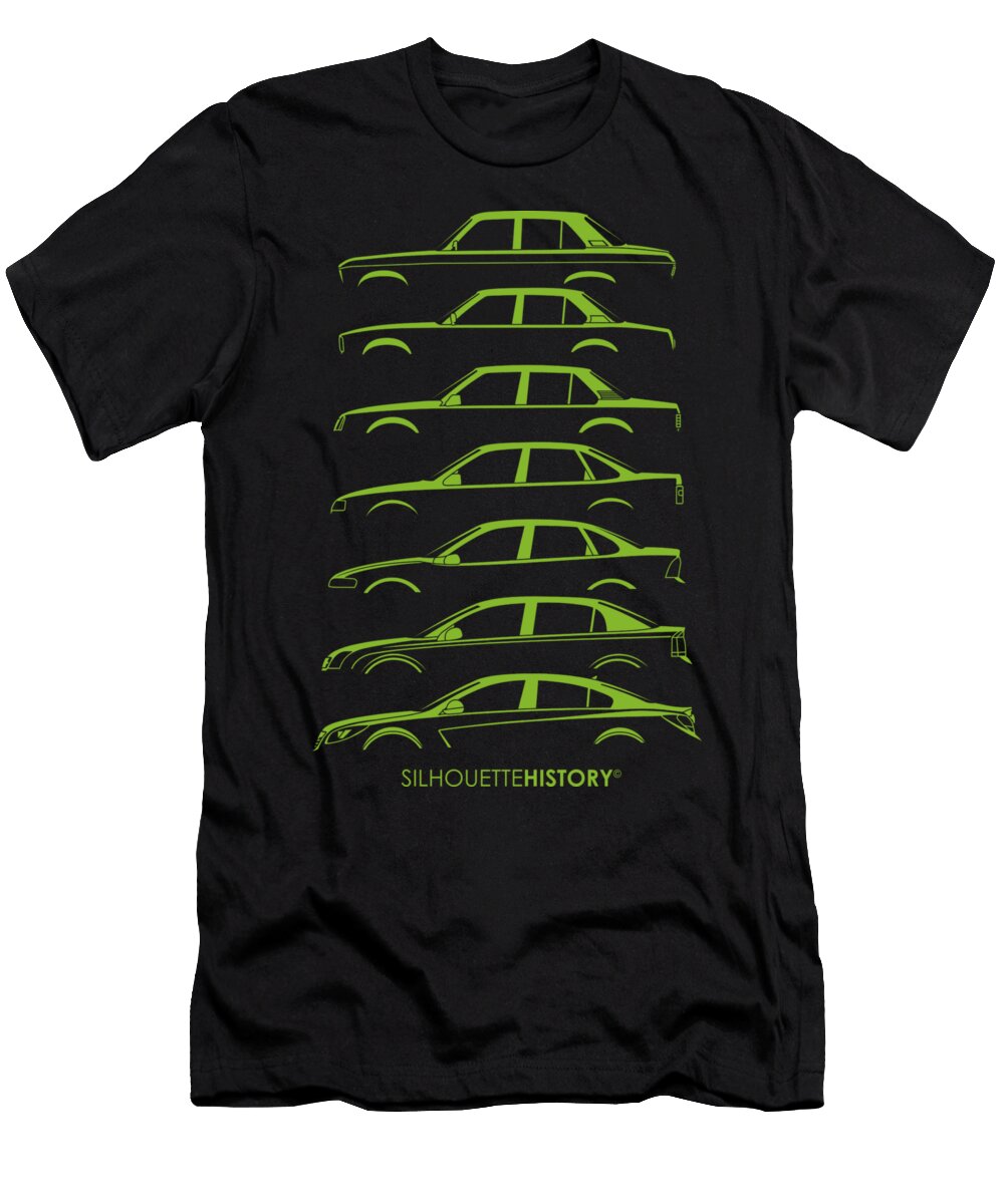 Blitz Family Sedan Silhouettehistory Gabor Vida T-Shirt