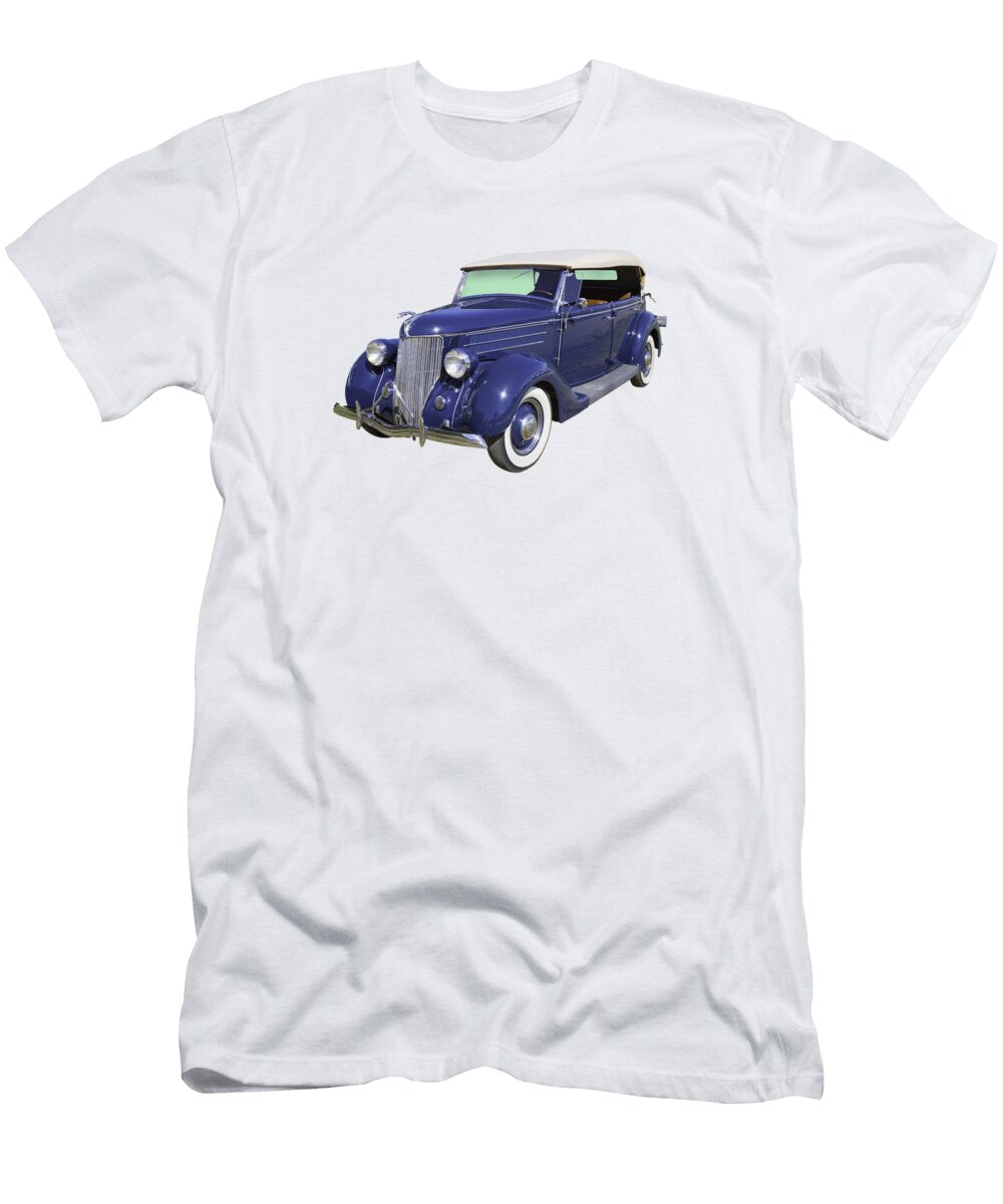Blue 1936 Ford Phaeton Convertible Keith Webber Jr T-Shirt
