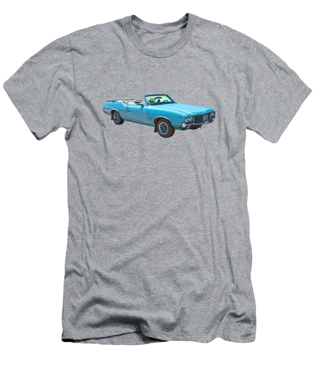 Blue 1971 Oldsmobile Cutlass Supreme Convertible Keith Webber Jr T-Shirt