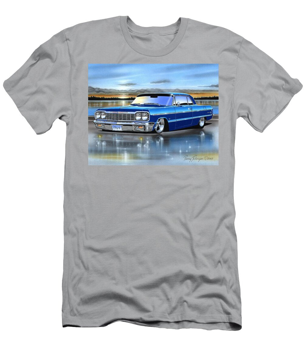 Blue 64 Impala Hardtop Parry Johnson T-Shirt