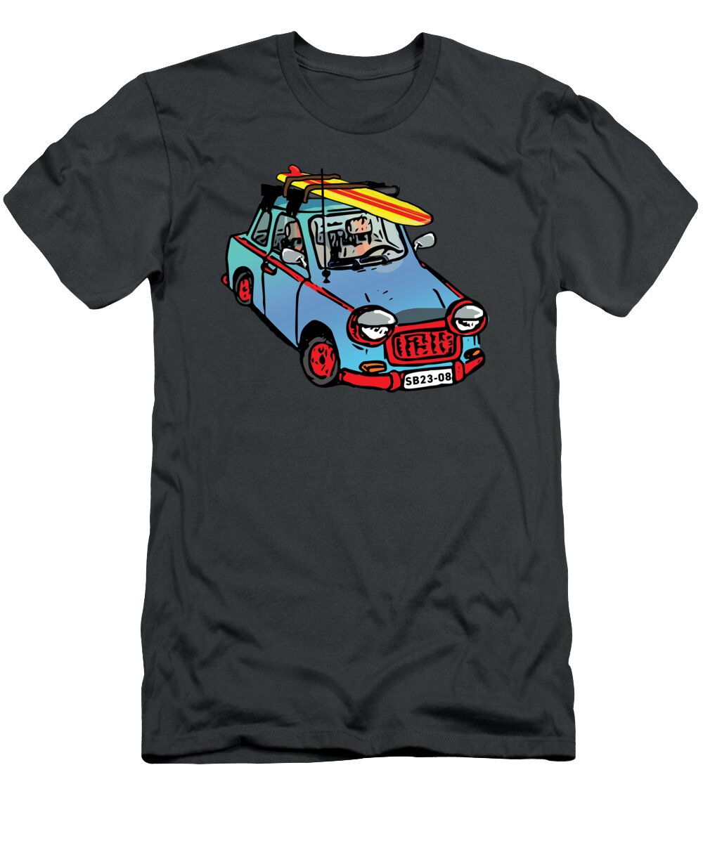 Blue Dreams Surfs Up Roadster Sarah Bachtold T-Shirt