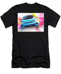 Blue Electric Car Concept Modern Automotive Design Kari Goldfalse T-Shirt