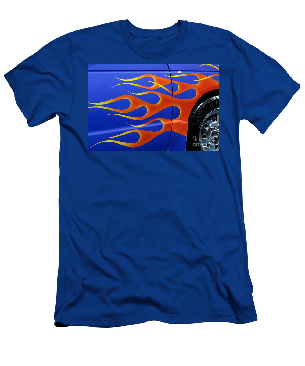 Blue Hot Rod Closeup Oleksiy Maksymenko T-Shirt