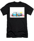 Blue Opel Astra Watercolor Illustration Car Art Print Kari Goldfalse T-Shirt