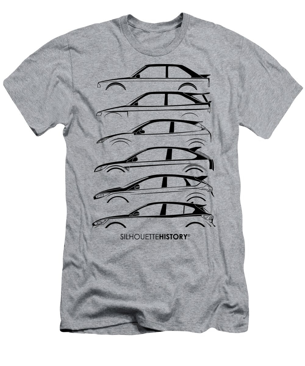 Blue Oval Special Compact Black Silhouettehistory Gabor Vida T-Shirt